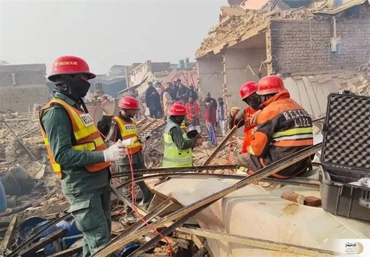 افزایش تلفات انفجار در یک مرکز صنعتی در پاکستان