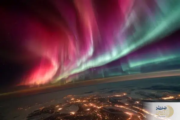 ببینید/ نمایش دیدنی و باشکوه شفق قطبی از ایستگاه فضایی بین‌المللی