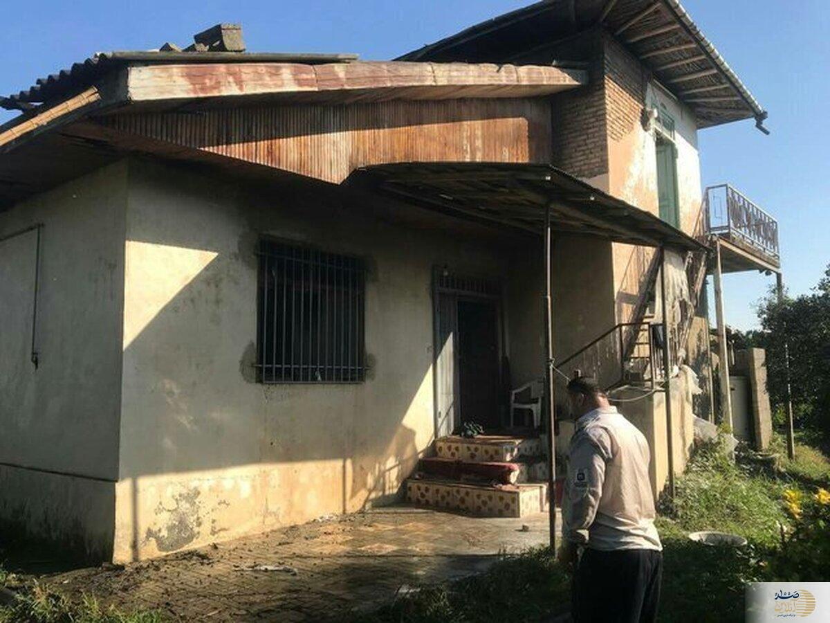 آتش سوزی صبحگاهی در گیلان جان یک نفر را گرفت