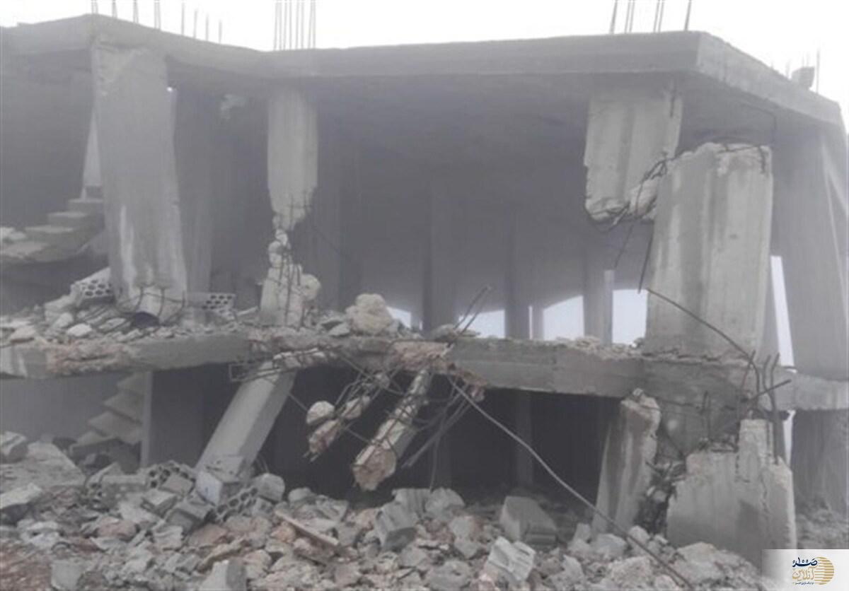 اقدام غیر انسانی صهیونیست‌ها  منفجر کردن یک خانه در جنوب لبنان