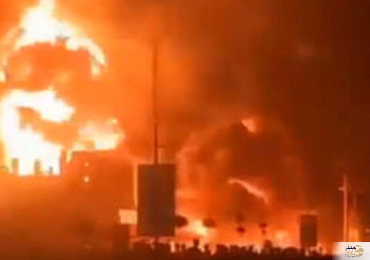 یک پالایشگاه نفت در شرق سوریه منفجر شد