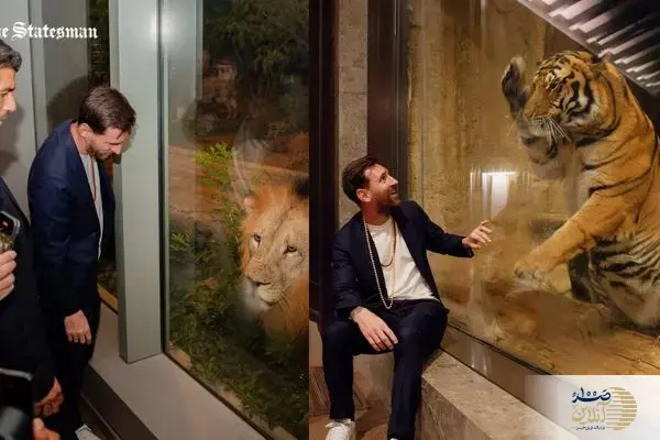 ببینید/ بازدید لیونل مسی از مرکز حفاظت از حیاتوحش امبانیها