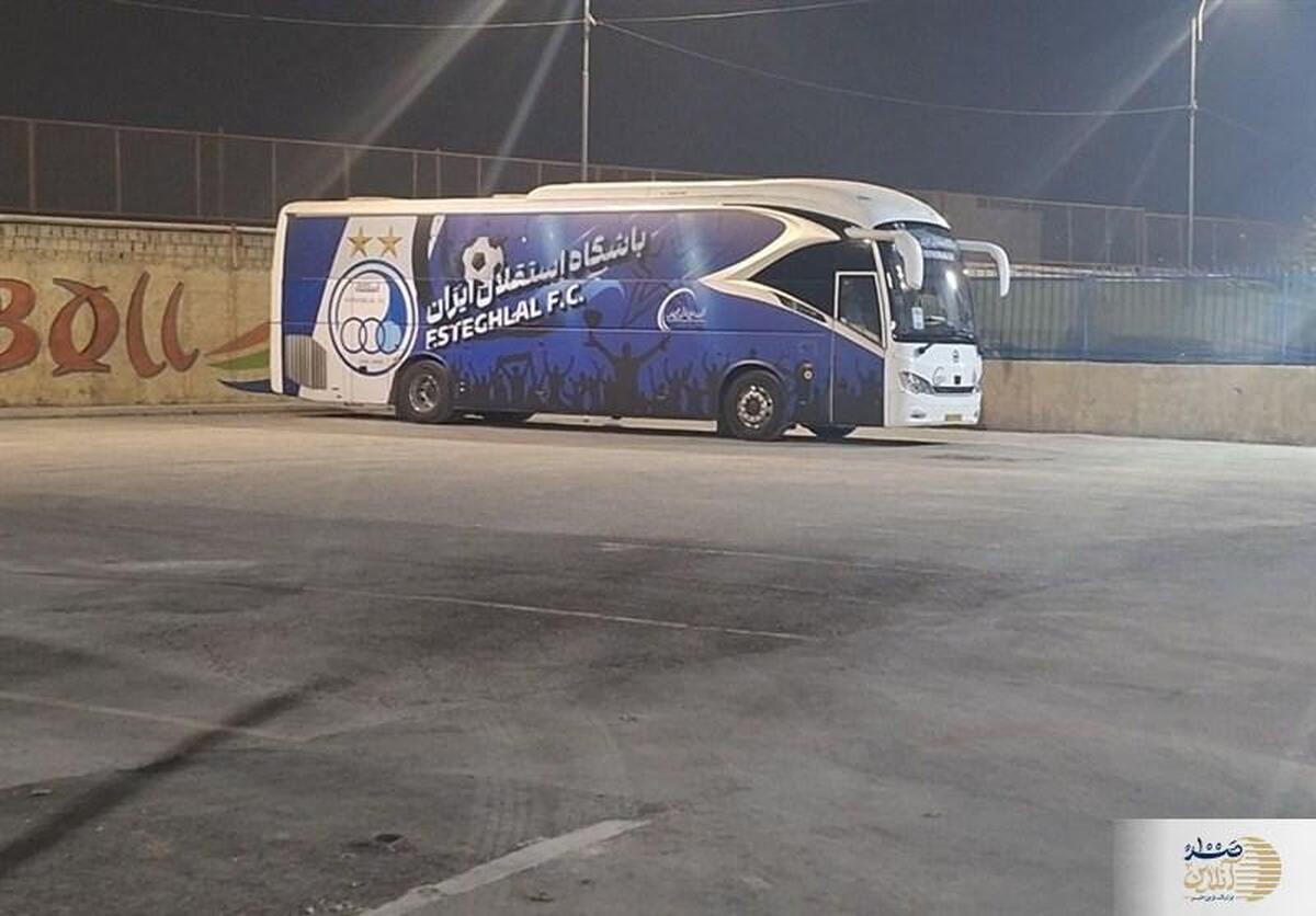 اتوبوس الوصل گم شد  تأخیر جنجالی پیش از دیدار استقلال