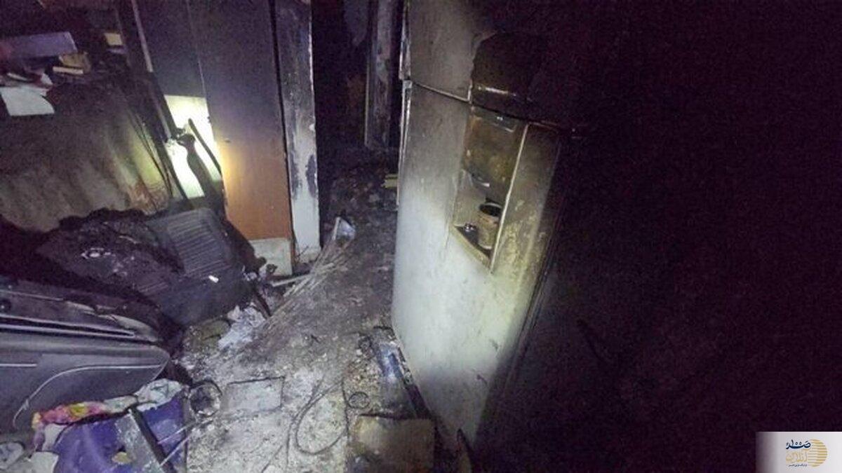 ویدیو   آتش‌سوزی وحشتناک ساختمان ۹ طبقه در خیابان ولیعصر