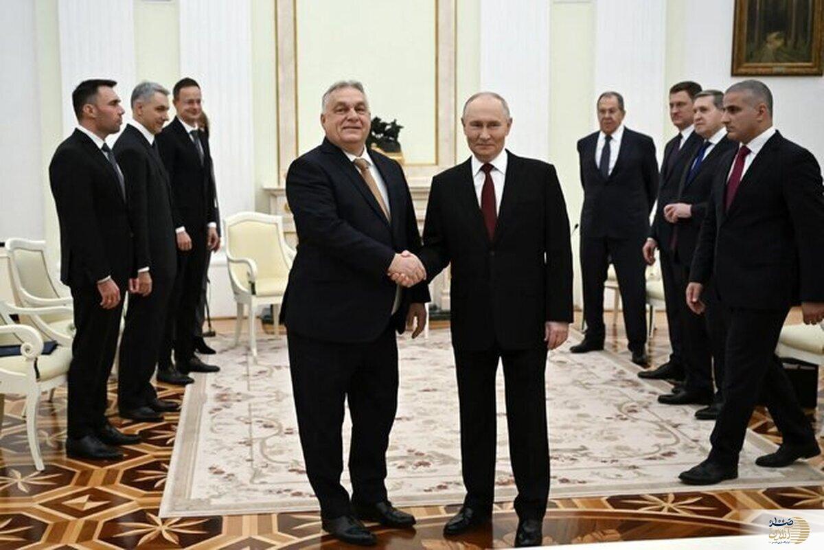 پایان جلسه در کرملین  حرف‌هایی که پوتین و اوربان بر سر میز مذاکره زدند