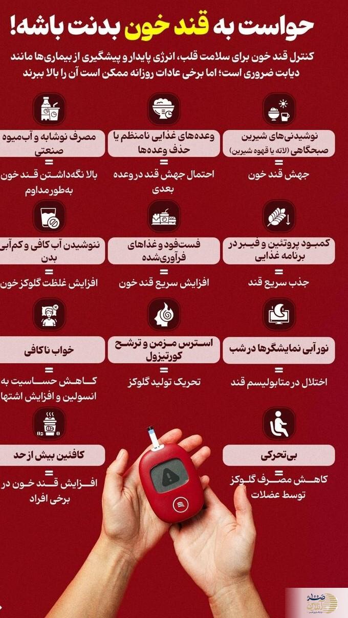 به این دلیل از کنترل قند خونت غافل نشوید