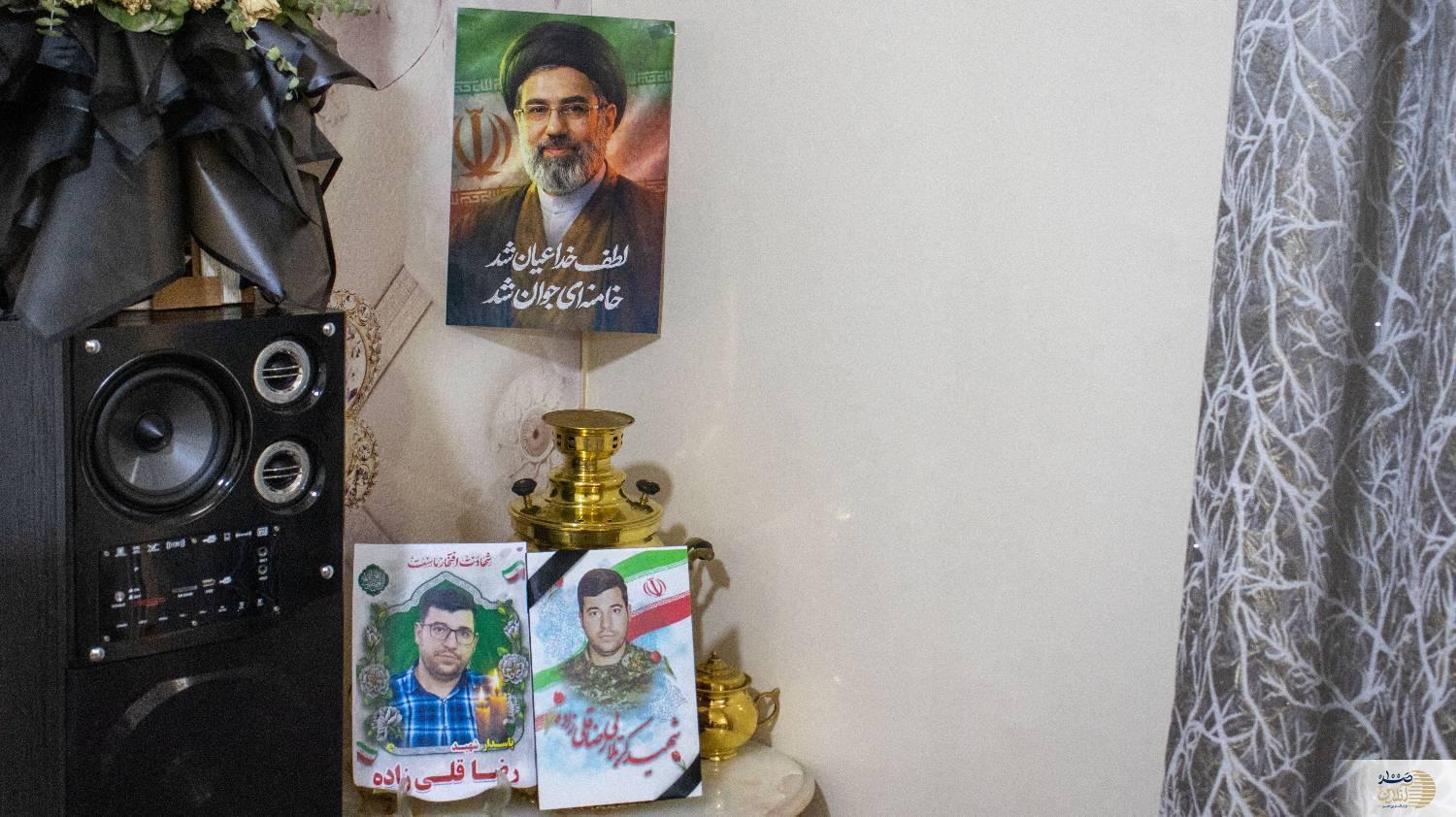 تکریم حماسه‌ی سرخ در قلب کیانشهر؛ دیدار عضو شورای اسلامی شهر تهران با خانواده شهید رضا قلی‌زاده