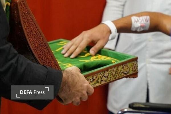 اجرای پویش عیادت از مصدومان جنگ رمضان توسط خادمیاران