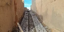 روستای گردشگری قلعه‌بالا در شاهرود سنگ‌فرش می‌شود
