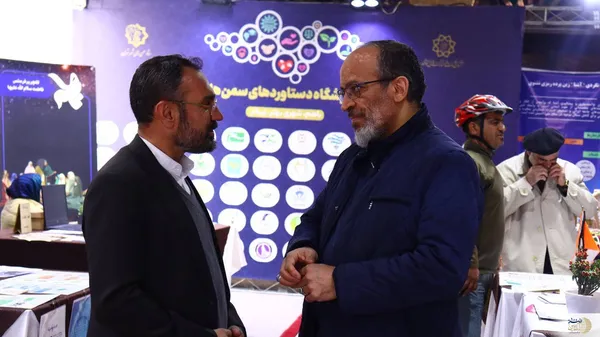 محمد ابویی دبیر ستاد سمن های شهر تهران در اختتامیه نمایشگاه دستاوردهای سمن&zwnj;های شهر تهران