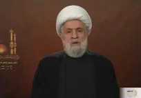 شیخ نعیم قاسم به صحنه آمد/ سخنرانی داغ درباره فتنه‌های آمریکایی-صهیونیستی لبنان