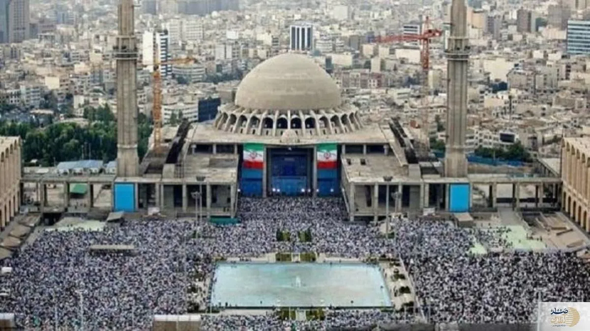 نماز عید فطر در مصلای تهران برگزار شد + ویدیو