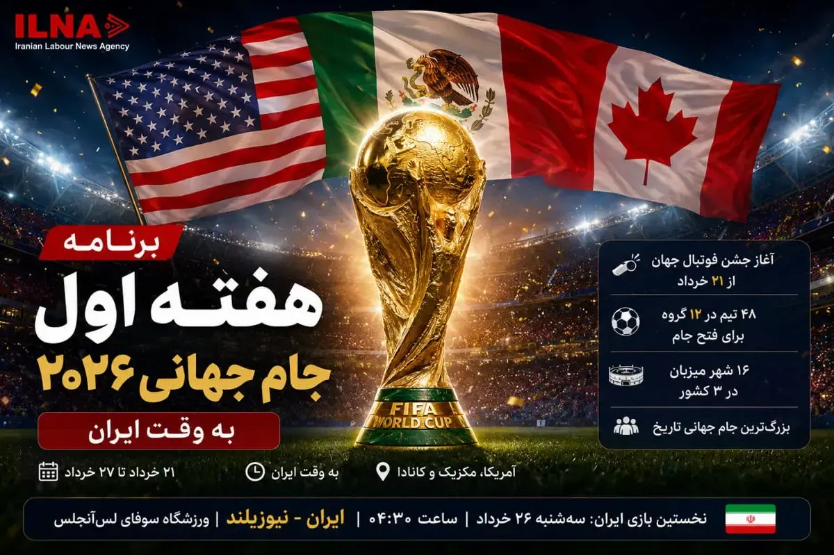 برنامه جام جهانی همه دیدارهای هفته اول به وقت ایران + جزئیات