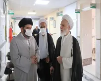 عیادت رئیس دفتر مقام رهبری از آیت‌الله شبیری