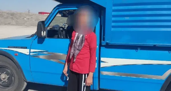 نیسان با رانندگی دختر 11 ساله توقیف شد