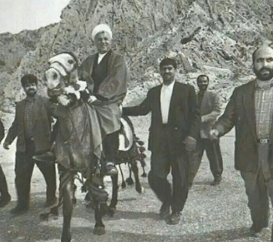 اسب سواری هاشمی رفسنجانی