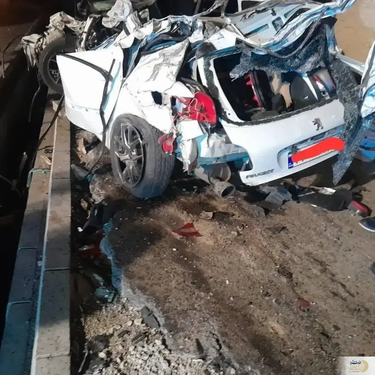 تصادف مرگبار در اتوبان لشکری جان دو جوان را گرفت