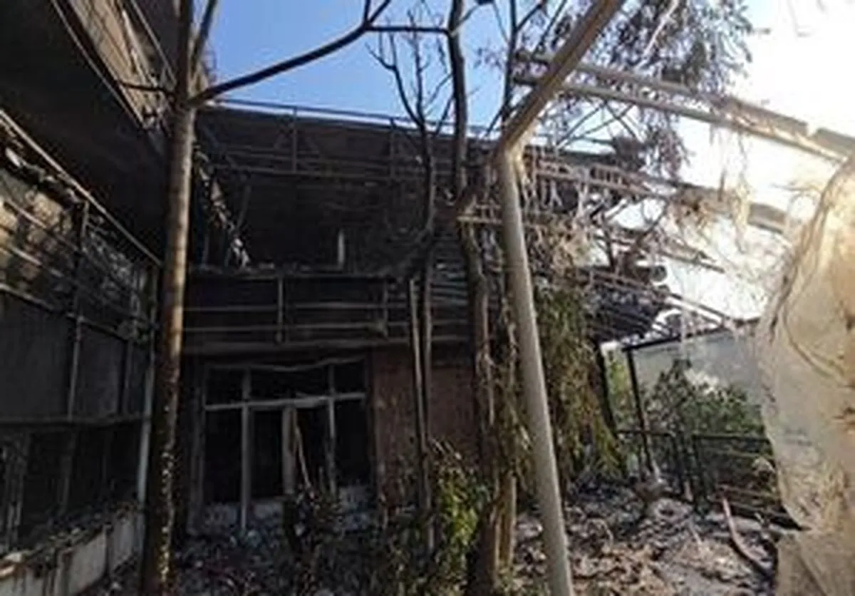 عامل حریق بیمارستان قلب رجایی بازداشت شد