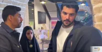 ببینید/ حضور سینا مهراد در میان خانواده کودکان شهید میناب