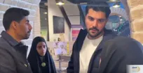 ببینید/ حضور سینا مهراد در میان خانواده کودکان شهید میناب