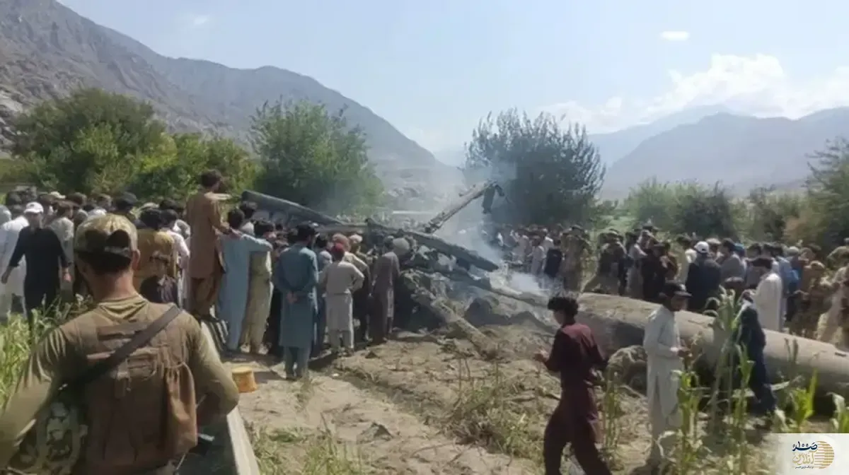بالگرد نظامی پاکستان در کشمیر سقوط کرد