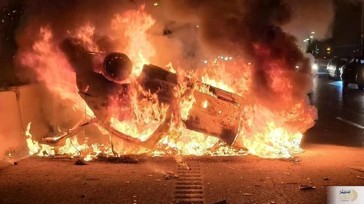 اجساد سوخته زن و مرد تهرانی در پژو ۲۰۶ کشف شد