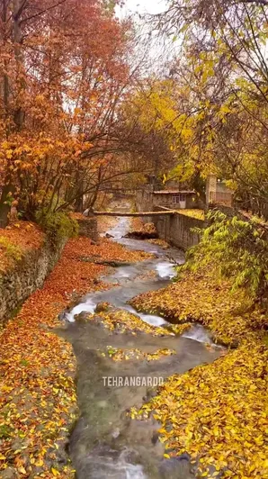 عکس: زیباترین روستای پاییزی در یک ساعتی تهران