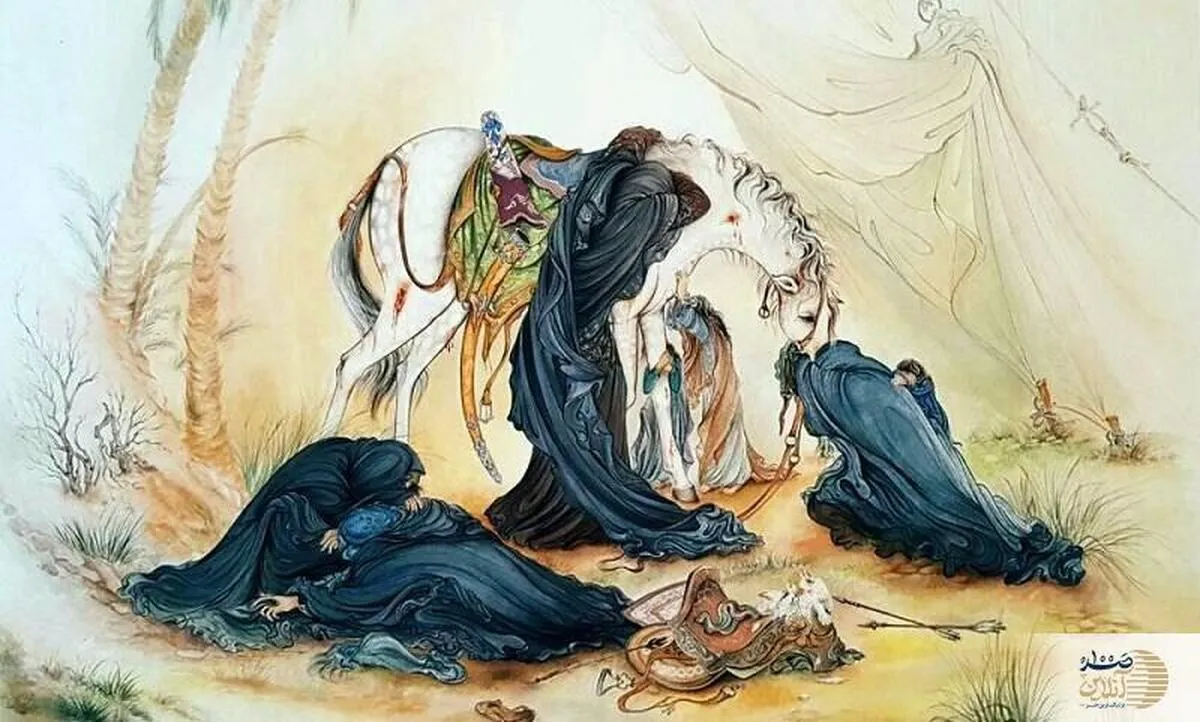 بیانات رهبر انقلاب درباره اثر ماندگار محمود فرشچیان و اشک‌های عاشورا