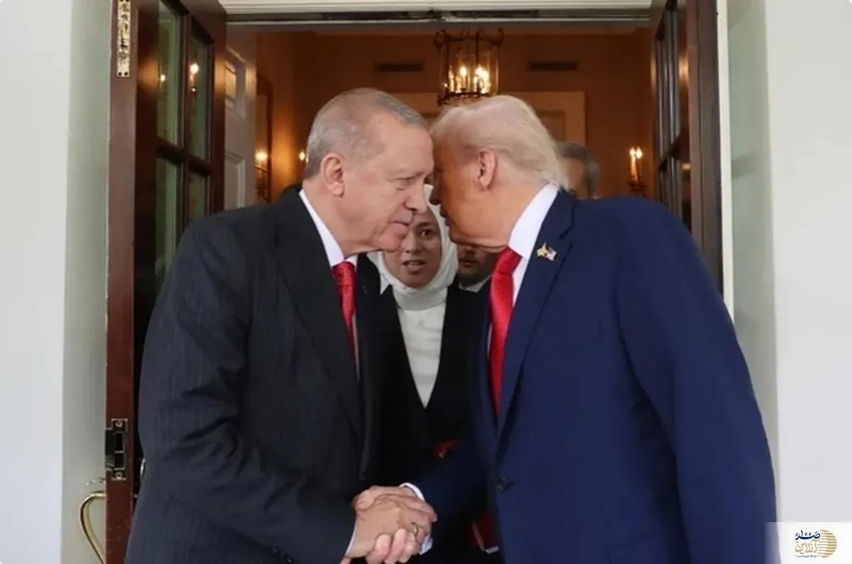 دست دوستی ترامپ با اردوغان در کاخ سفید