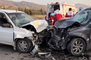 ۲ جان‌باخته در آتش تصادف قلعه‌گنج؛ زنگ خطر سرعت و سبقت‌های پرخطر در جنوب کرمان