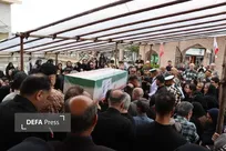 پیکر جانباز ارتشی شهید «شهریار حسن‌پور» در رشت تشییع شد
