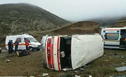 جزئیات تازه از حادثه واژگونی مینی بوس کارگران معدن