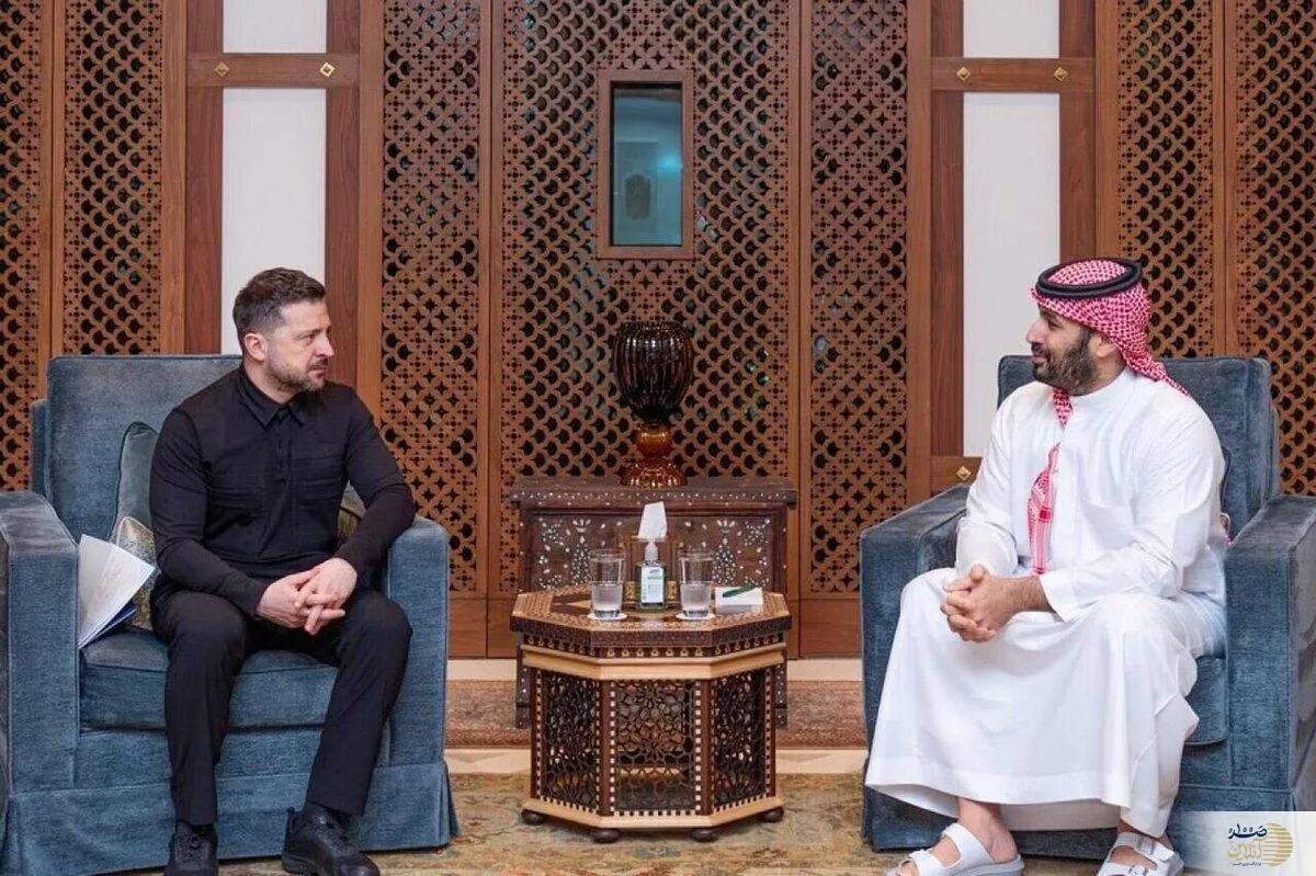 زلنسکی با ولیعهد عربستان دیدار کرد