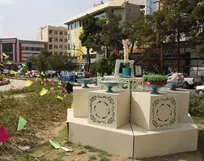 المان‌ نوروزی هفت‌سین در منطقه ۲۱ نصب شد