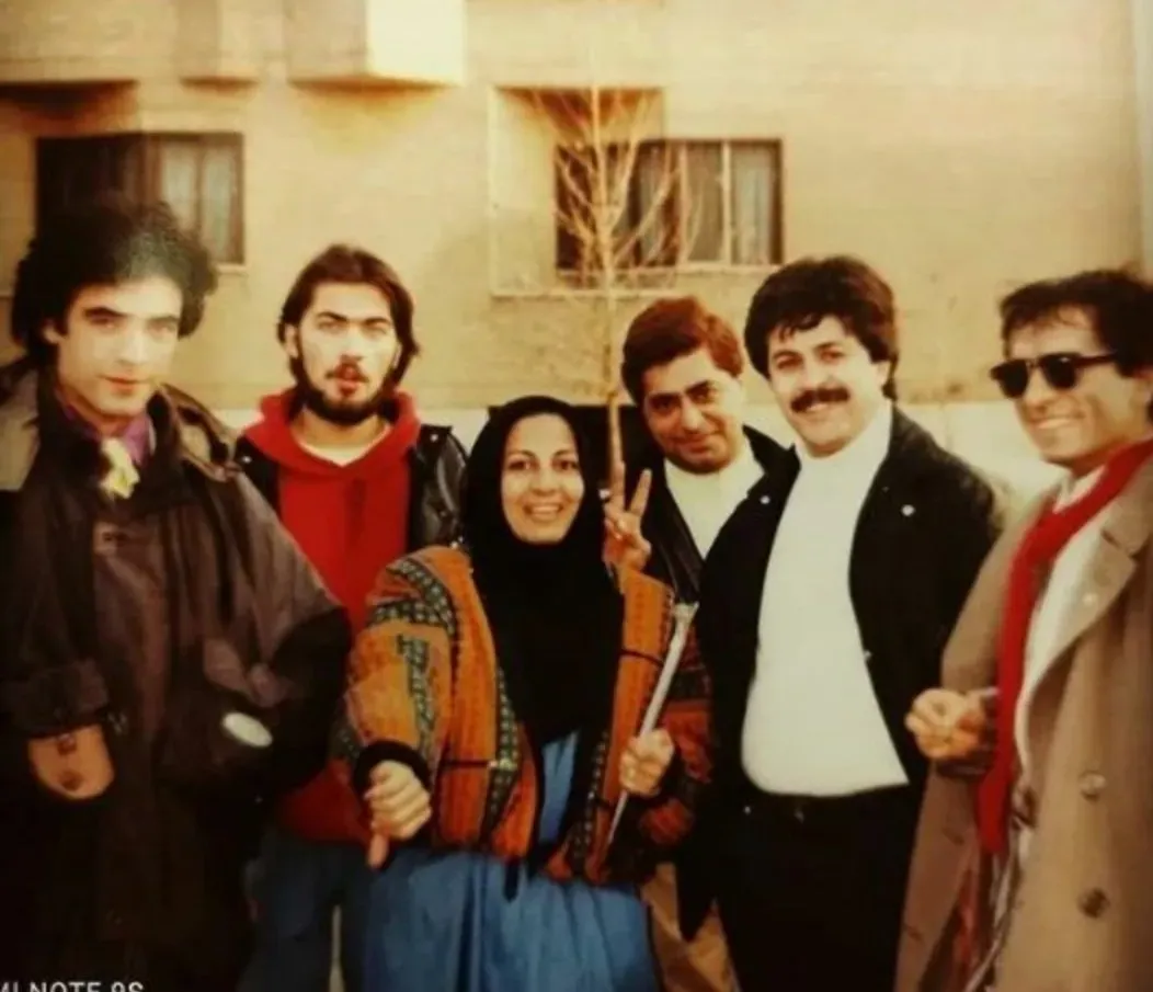 عکس: پارسا پیروزفر و حسن معجونی در زمان دانشجویی