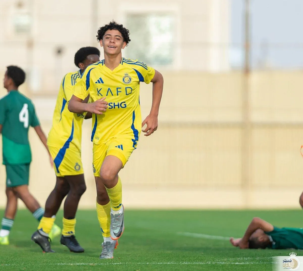 واکنش رونالدو به درخشش پسرش با لباس النصر