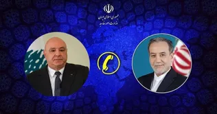 گفت‌وگوی تلفنی عراقچی با رئیس‌جمهور لبنان