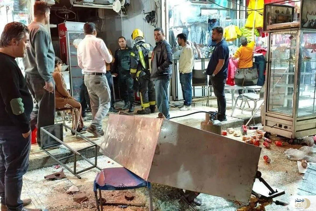 انفجار وحشتناک پیتزافروشی در بندرعباس